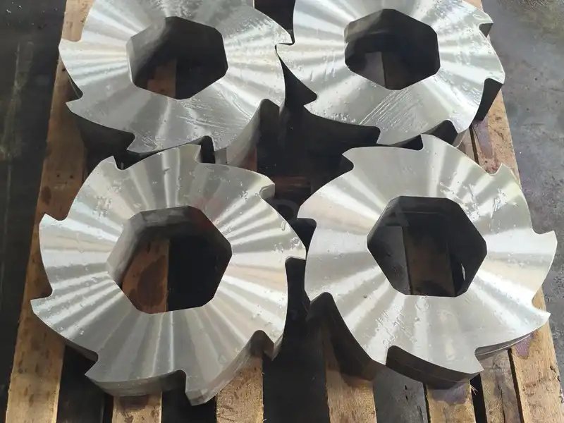 9 hooks blade for two shaft shredder