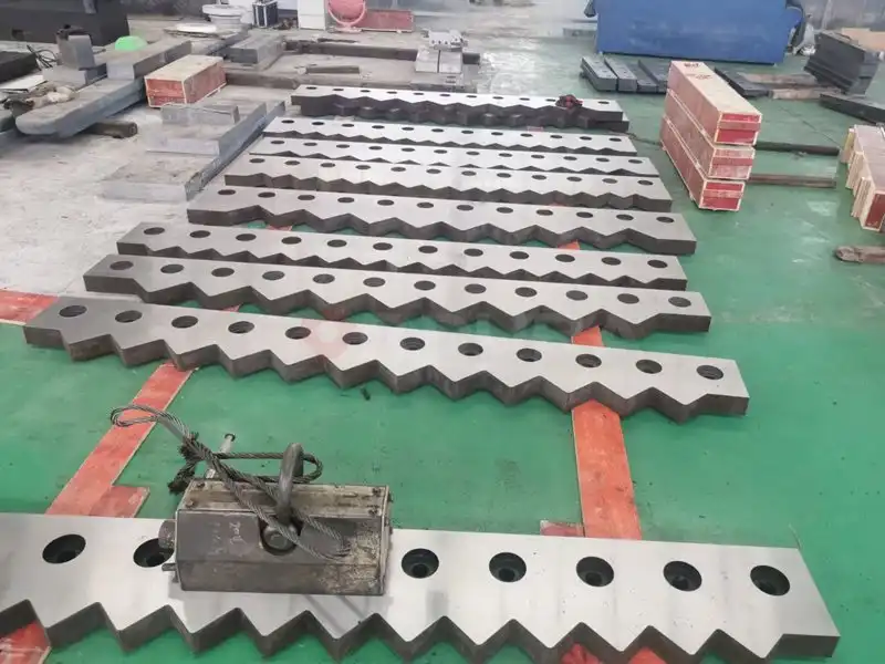 Shredder Blades & Knives 6 stator blades for single shaft shredder