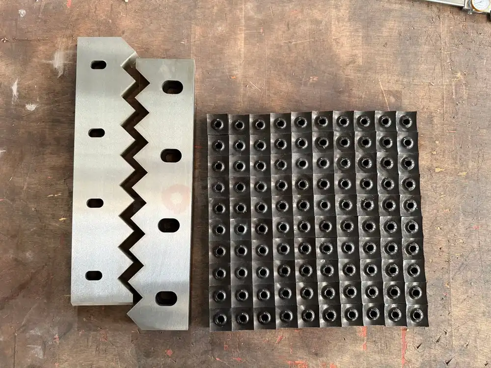 single shaft shredder knives from fordura factory