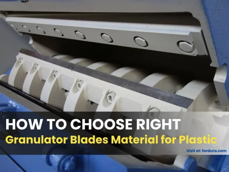 How to Choose the Right Granulator Blade Material for Different Plastics