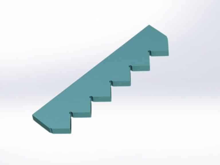 Counter Knife Middle 491x125x25MM For Vecoplan Shredder