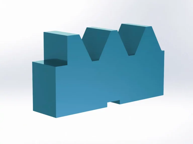 Rotor Knife Left 240x125x60 MM for Precimeca Rasper