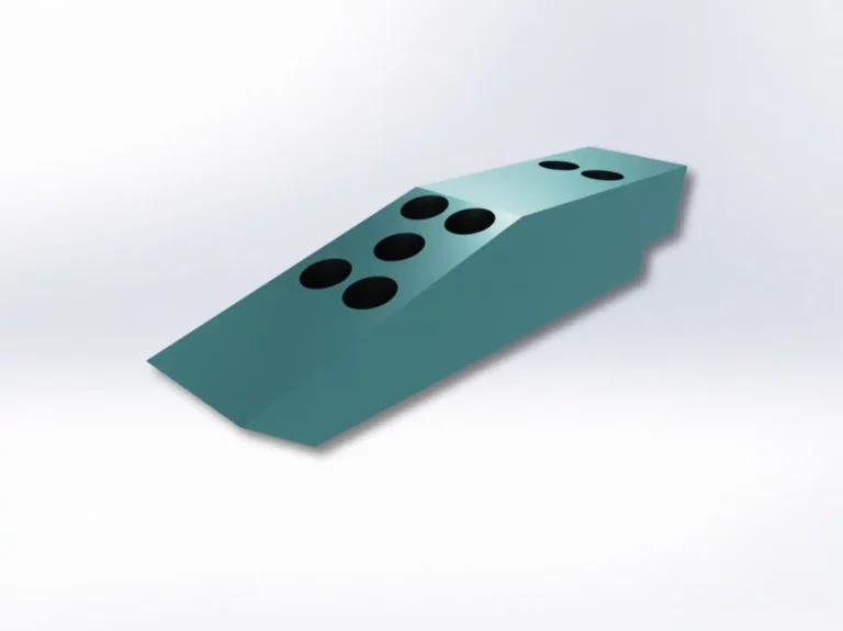 Segment Knife 353x71.7x74.7 MM for Genox Two Shaft Shredder